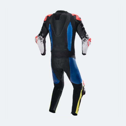 Velocity Racer Leather Biker Suit