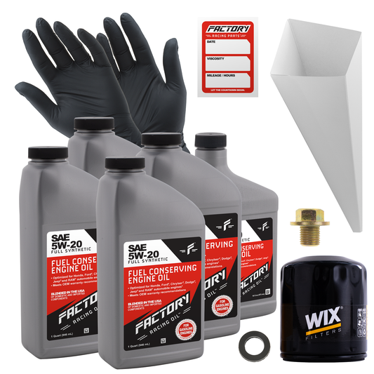 Oil Change Kit For Ford C-Max 2013-2018, Fusion 2013-2020 5W-20 Full Synthetic Oil - 4.5 Quarts