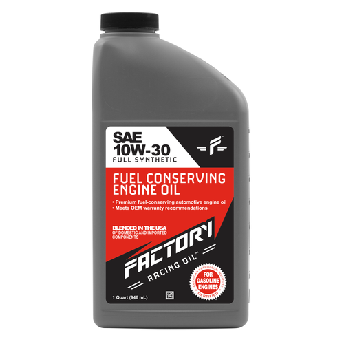 Factory Racing Parts Oil Change Kit Fits Dodge B150 B250 B350 B1500 B2500 B3500 D150 D250 D350 W150 W250 W350 10W-30 Full Synthetic Oil - 5 Quarts