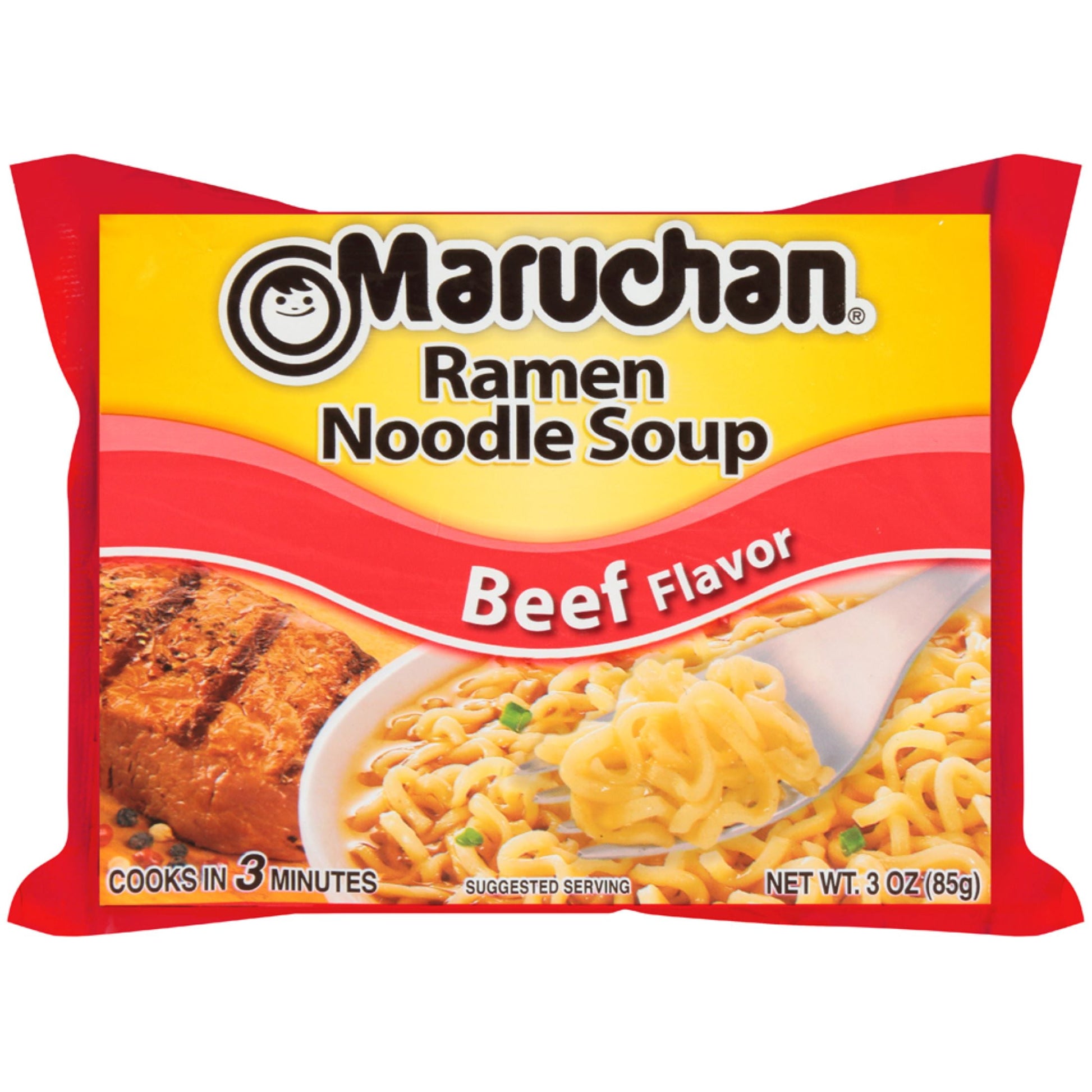 Maruchan Beef Flavor Ramen Noodle Soup image 1