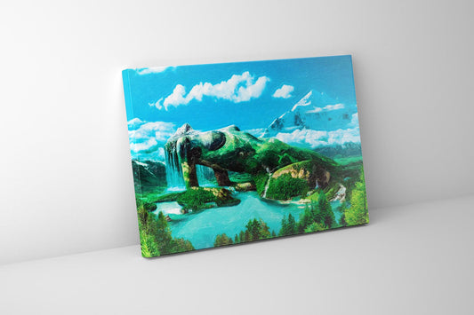 "Mother Nature"- Fine Art Canvas- Wall Art- Diamond varnish.-0