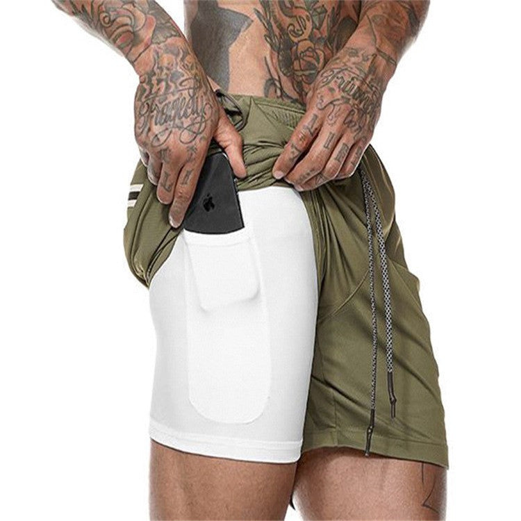 Men's Compression Shorts with Pockets