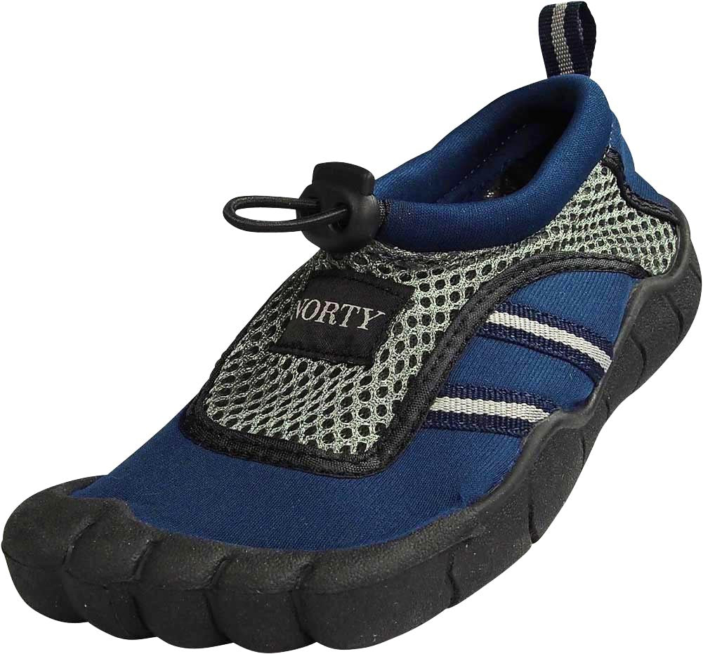 Norty Young Mens Teens Skeletoe Aqua Wave Water Shoe - Runs 1 Size Small