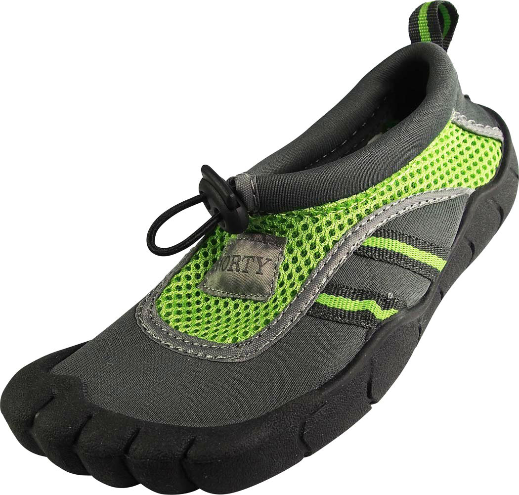 Norty Young Mens Teens Skeletoe Aqua Wave Water Shoe - Runs 1 Size Small