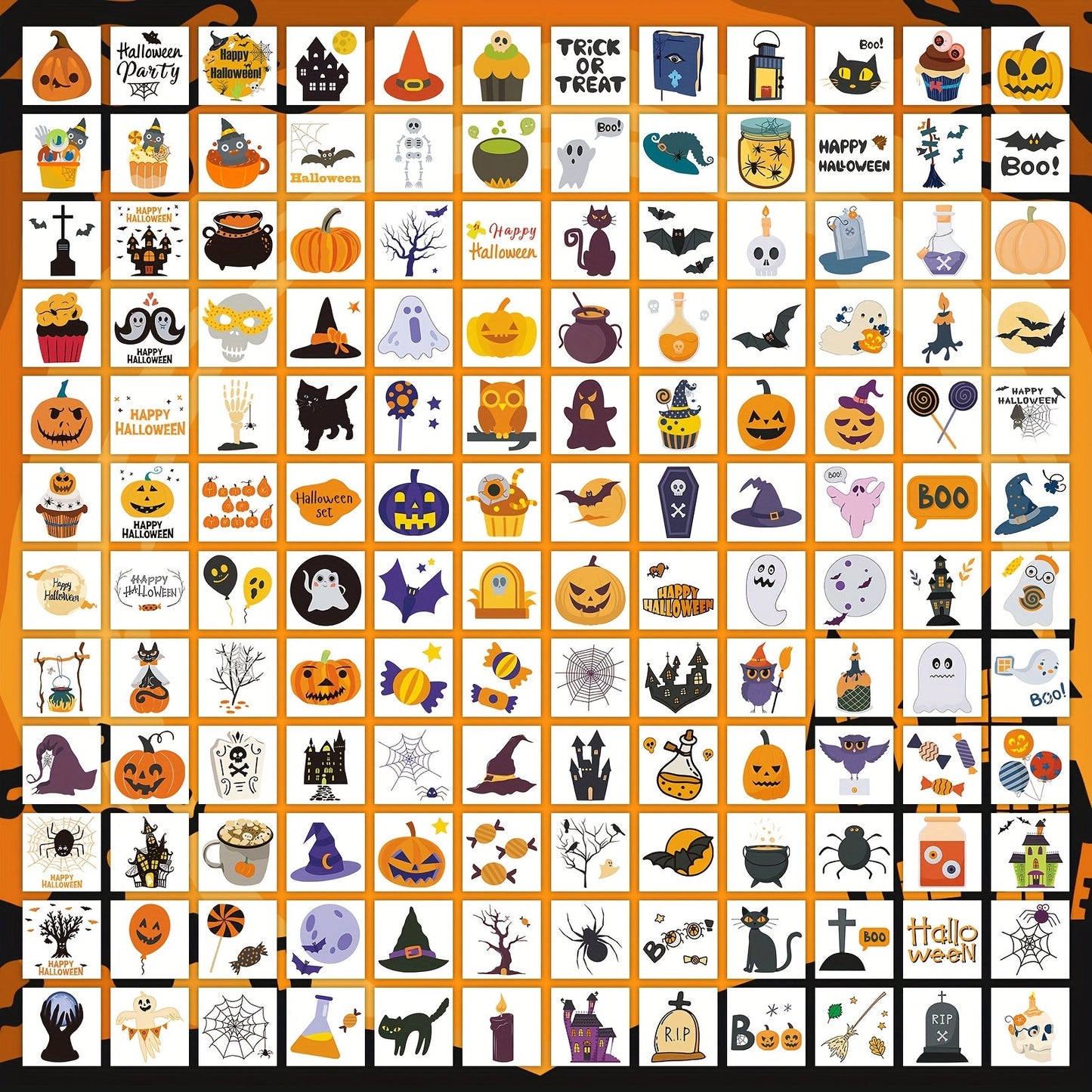 Everyday Festive™ Halloween Temporary Tattoo Sheets Party Stickers (408pcs)