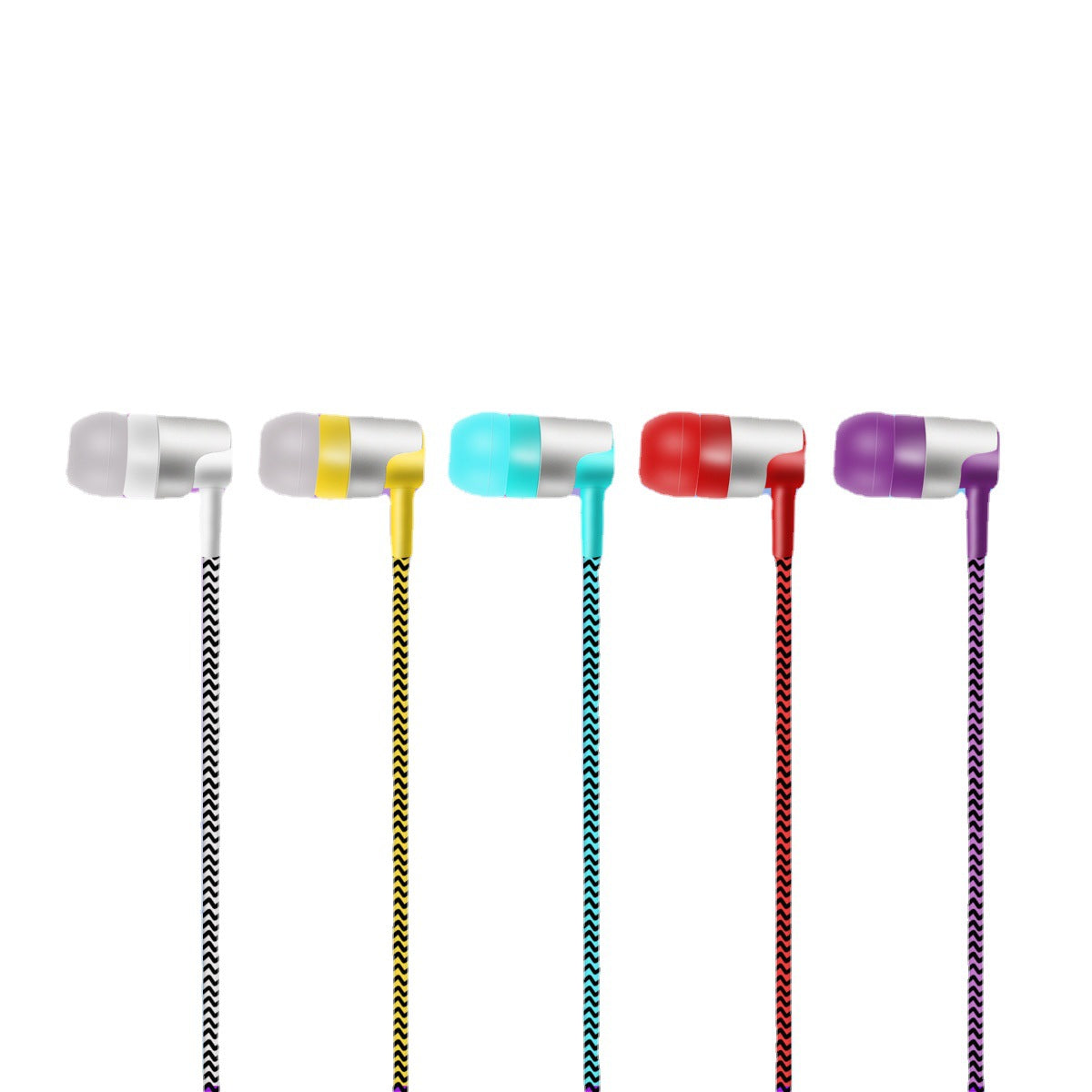 Durable braided wiring karaoke with microphone earphones