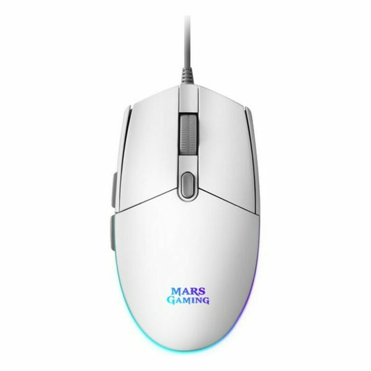Gaming Mouse Mars Gaming MMGW Blanco-0