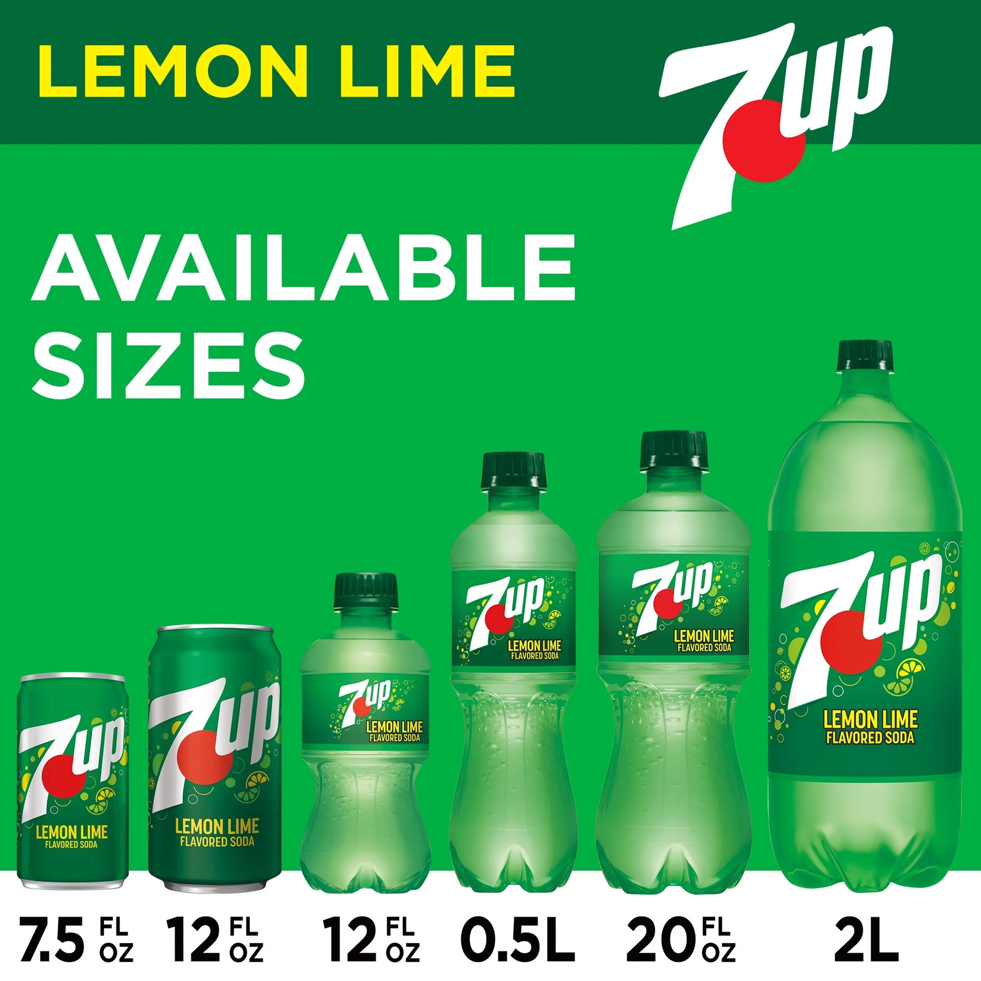 Lemon Lime Soda, 12 Fl Oz Cans, 12 Pack, Allergens Not Contained