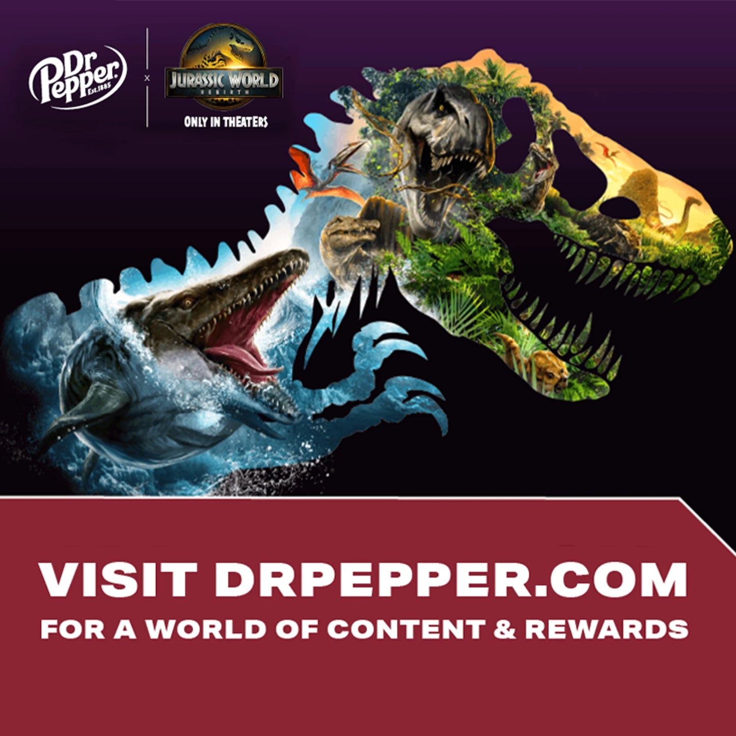 Dr Pepper Blackberry Soda Pop, 12 Fl Oz, 12 Pack Cans, Jurassic World Rebirth Limited Edition