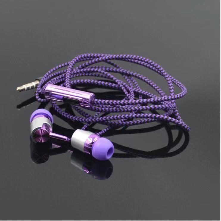 Durable braided wiring karaoke with microphone earphones