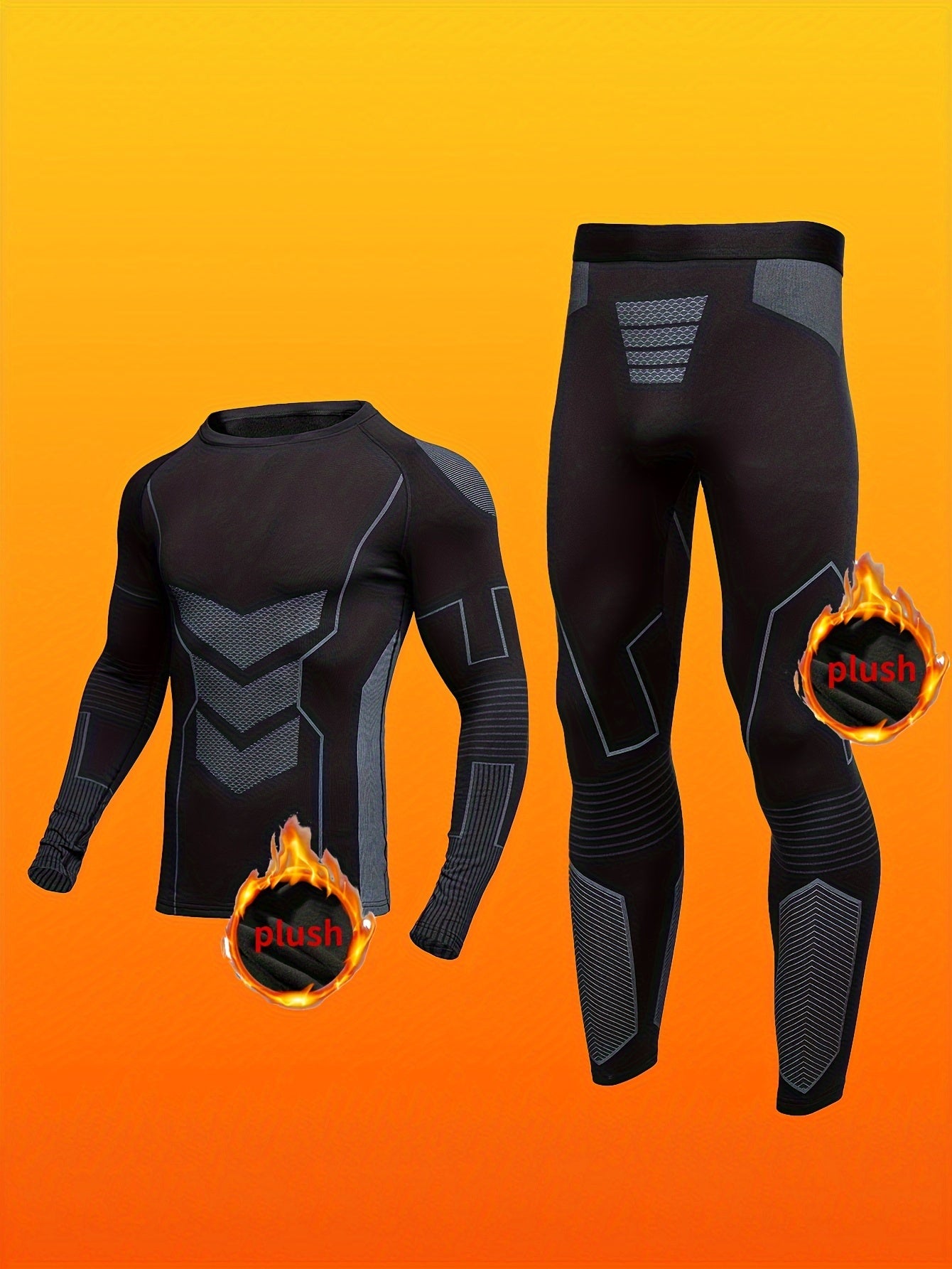 Men's Thermal Full Sleeve Underwear Set-2