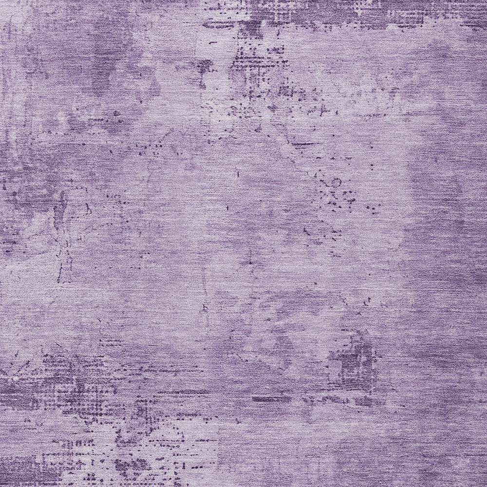 9' X 12' Lavender And Purple Abstract Washable Indoor Outdoor Area Rug-4