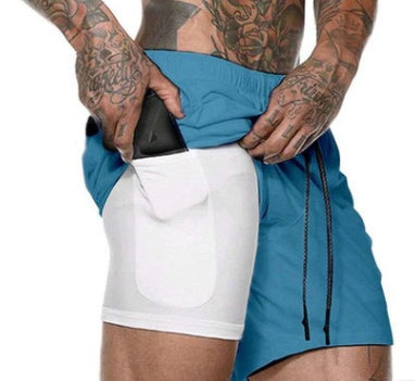 Men's Compression Shorts with Pockets