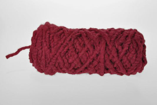 WOOL YARN BURGUNDY 10MM*2M-0