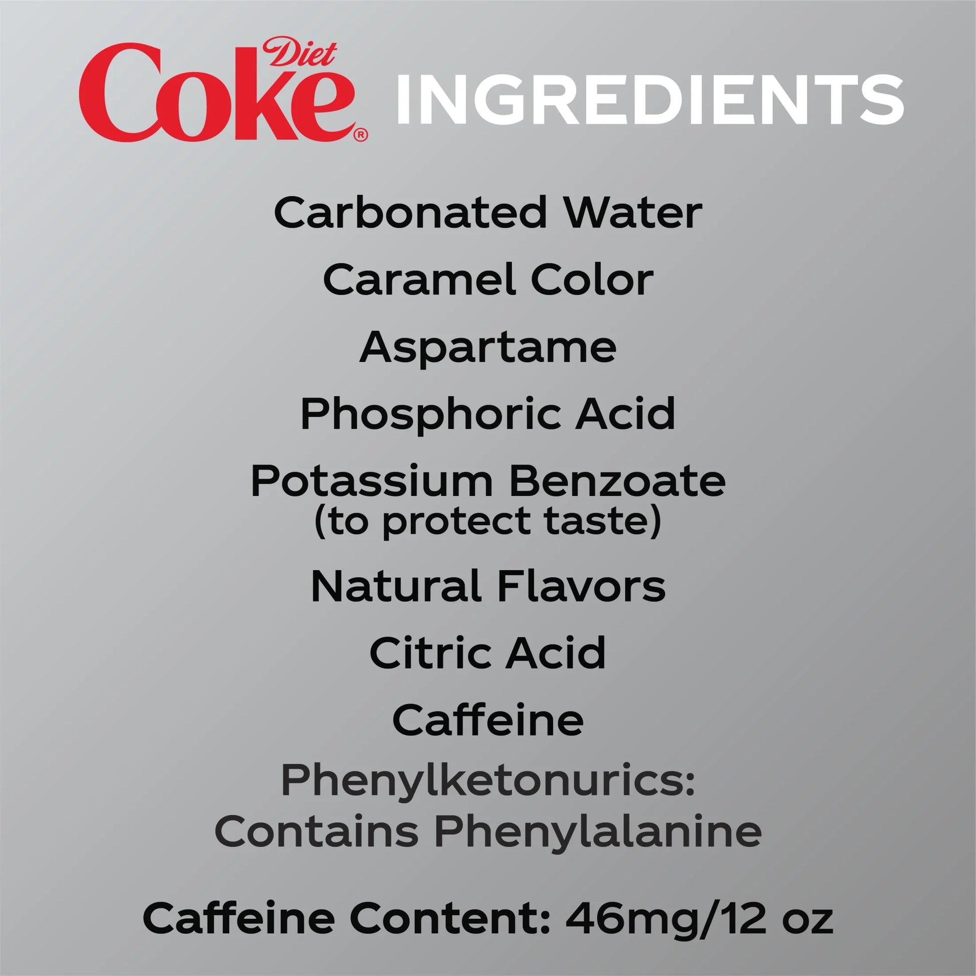 Diet Cola Soda Pop, 12 Fl Oz Cans, 24 Pack