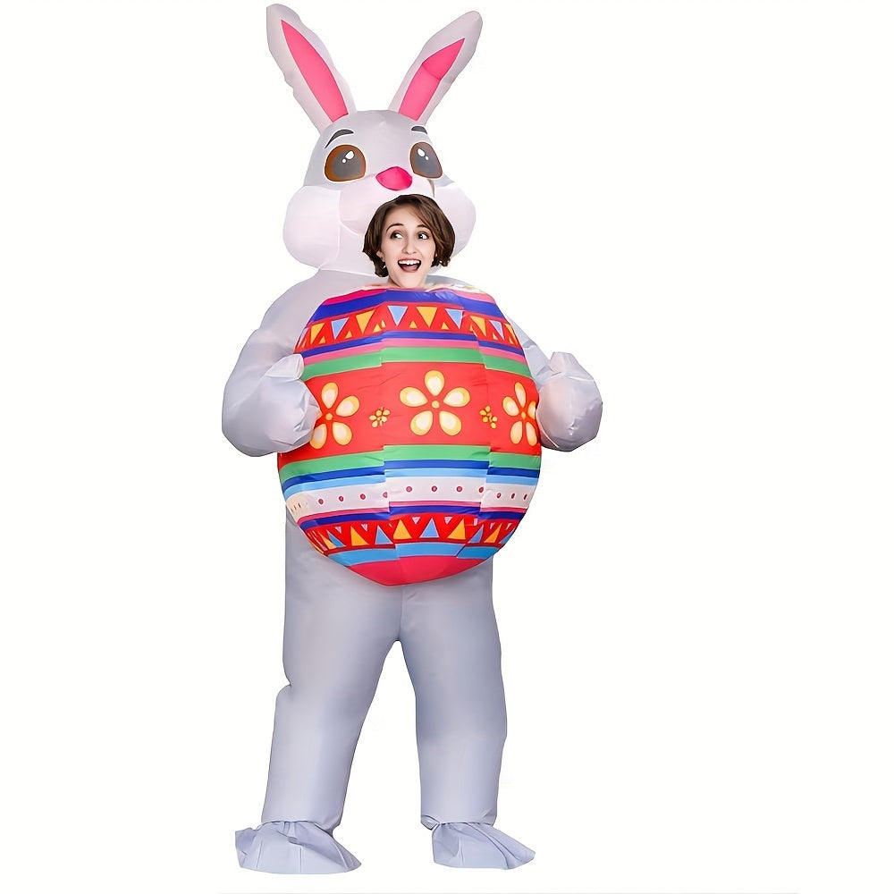 Everyday Festive™ Inflatable Bunny Costume for Easter and Halloween Parties