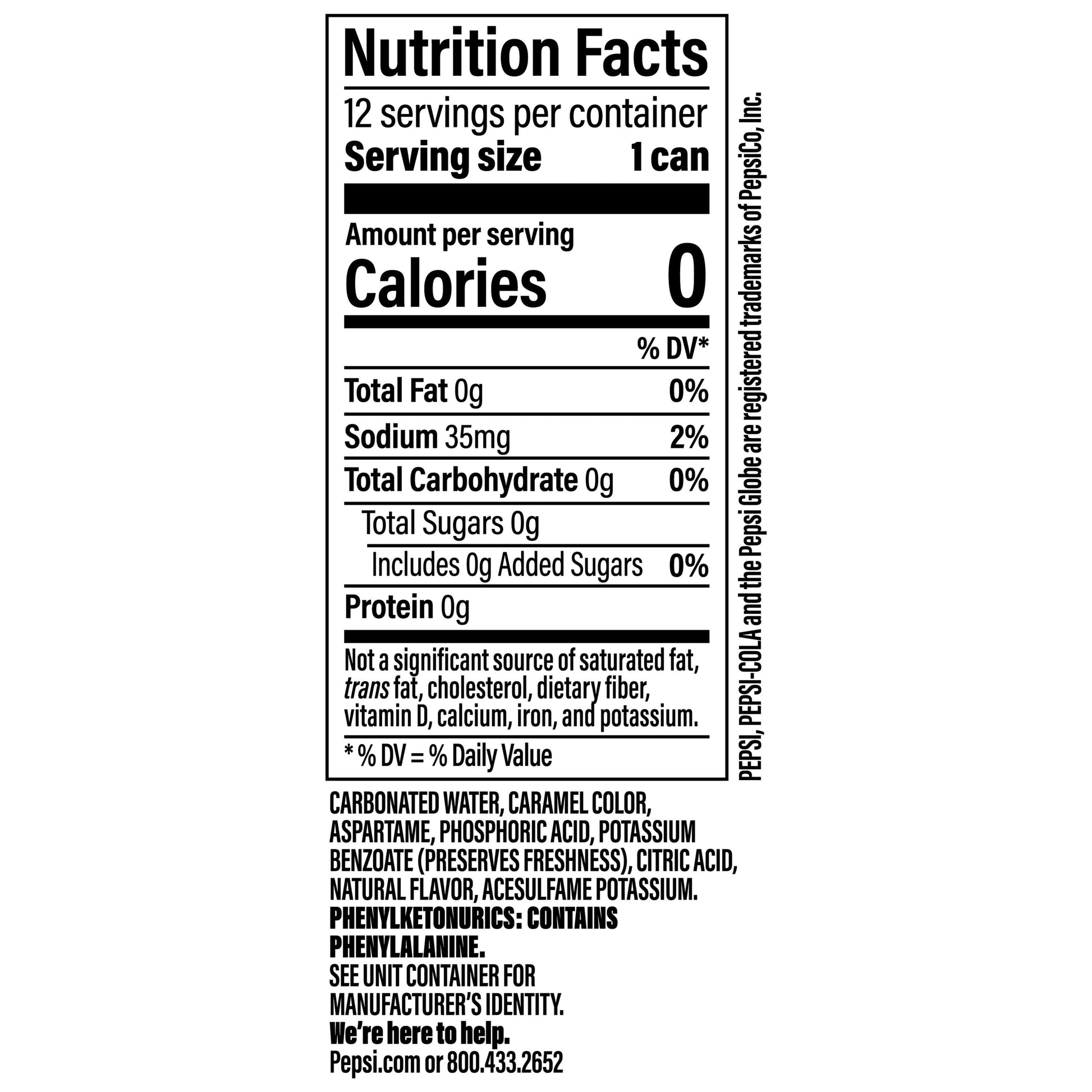 Diet  Cola Caffeine Free Soda Pop, 12 Fl Oz, 12 Pack Cans