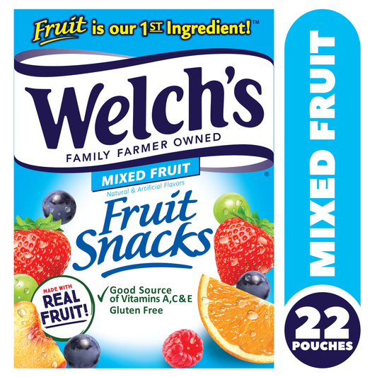 22 Pack Fruit Snacks Mixed Fruits | Welch's image 0