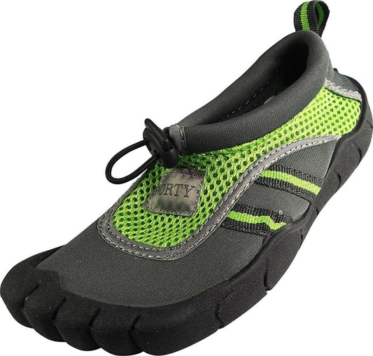 Norty Young Mens Teens Skeletoe Aqua Wave Water Shoe - Runs 1 Size Small