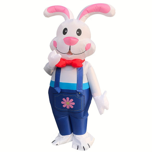 Inflatable Bunny Costume Battery/USB Powered-0