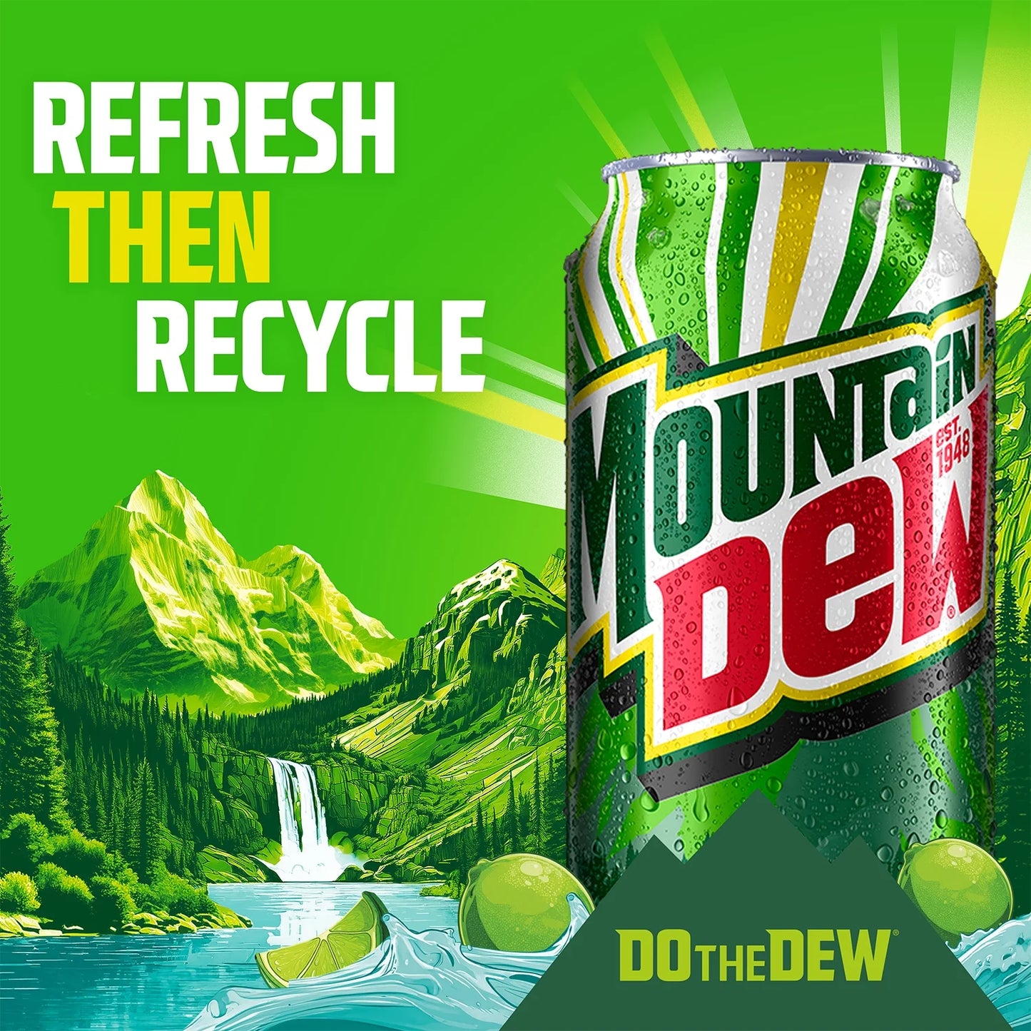 Soda Pop, Baja Blast, 12 Fl Oz Cans, 12 Pack
