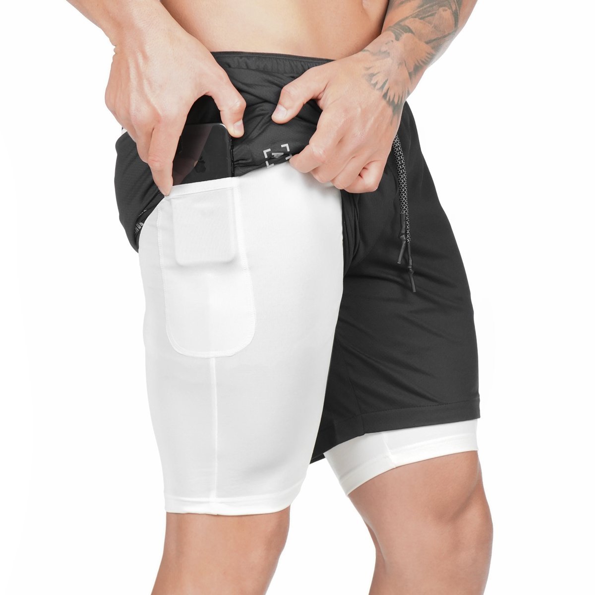 Men's Compression Shorts with Pockets