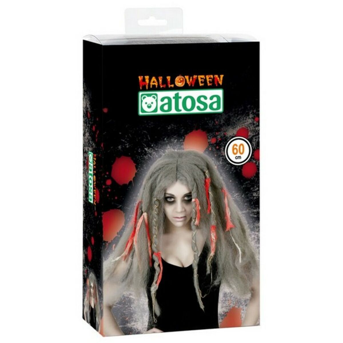 Halloween Wig 42573 Grey-3