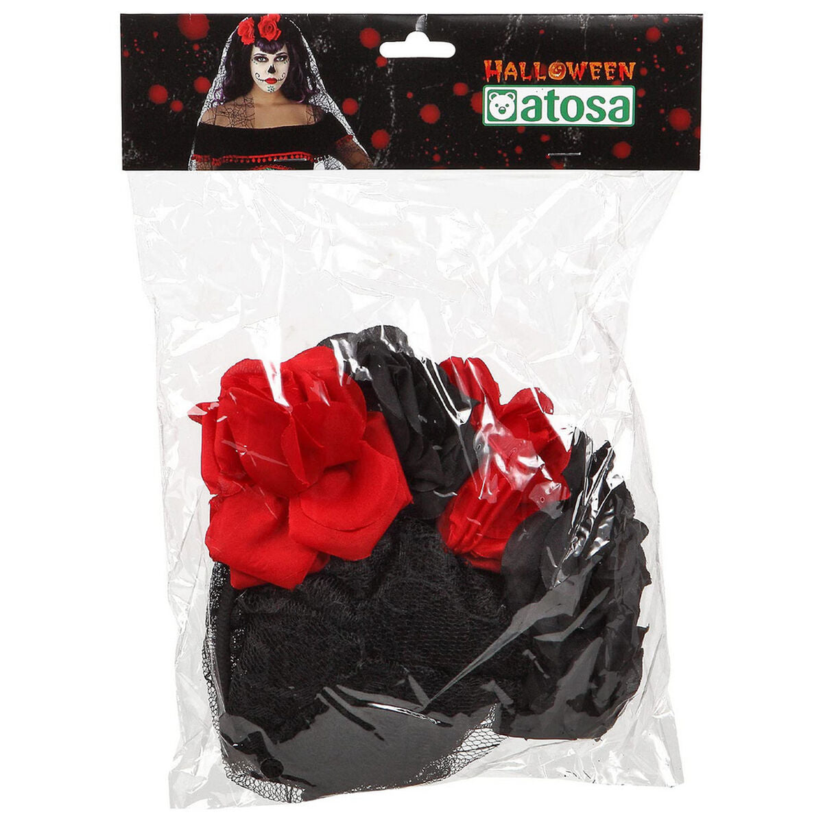 Headband Halloween Red/Black-4
