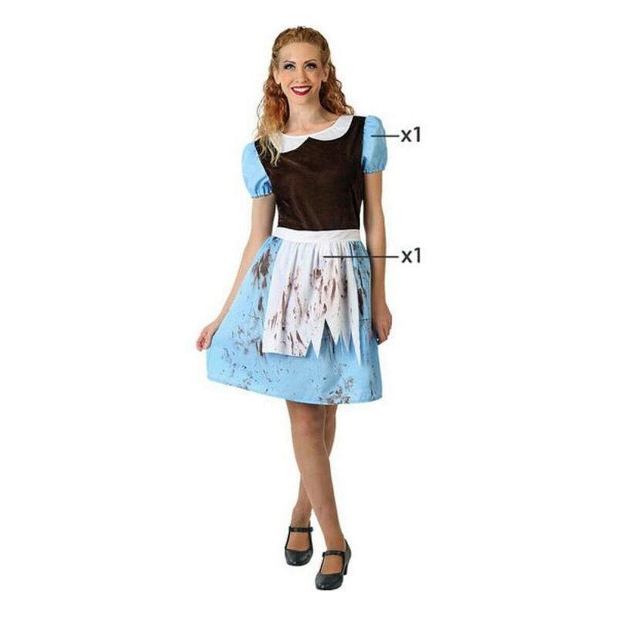 Costume for Adults Alice Halloween Maidservant-4