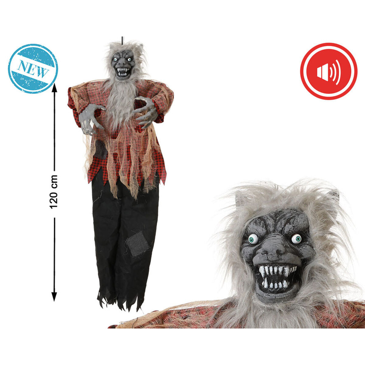 Halloween Decorations Werewolf 120 cm-1