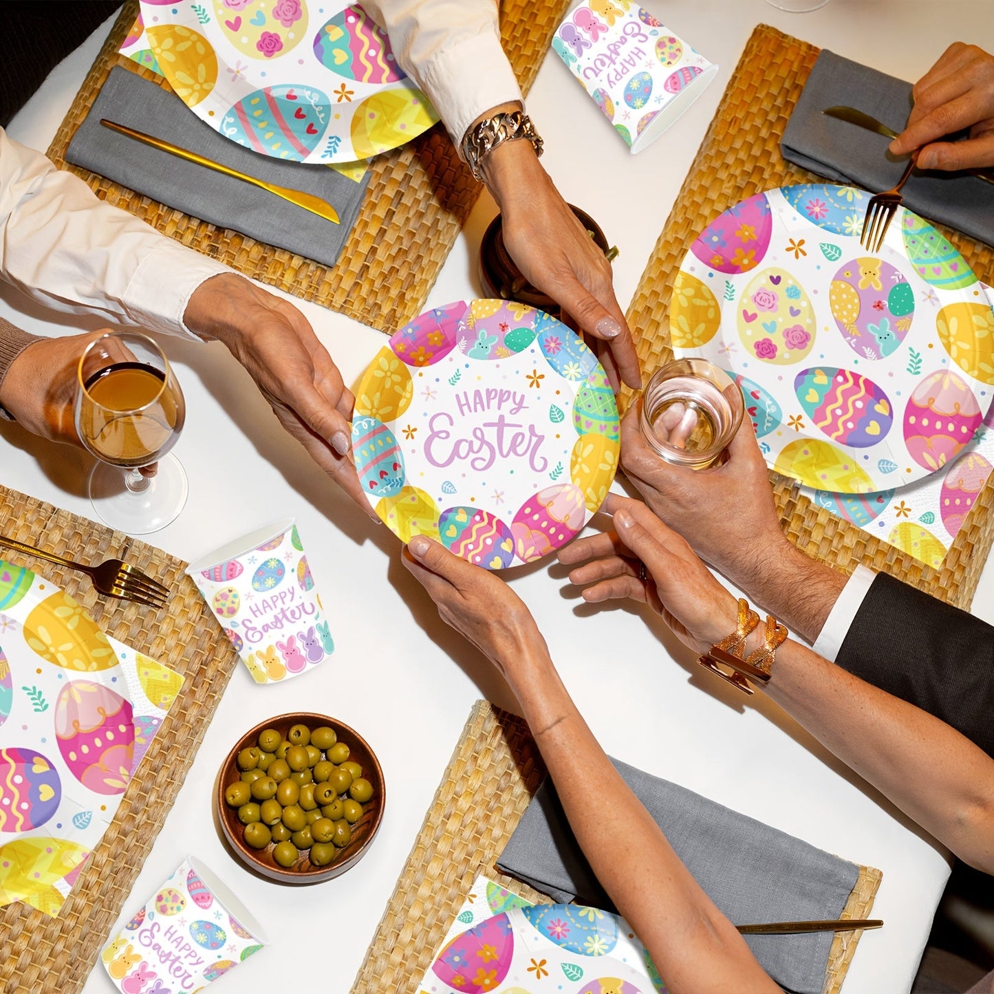 Everyday Festive™ 140pcs Easter Party Supplies Set for 20 Guests