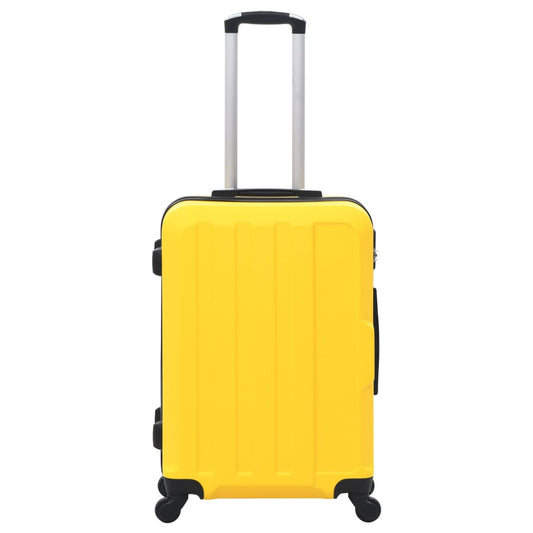 vidaXL Suitcase Set 3 Pcs Travel Luggage Suitcase Bag Hardcase Trolley Set ABS