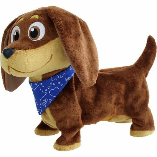 Motion-animated Stuffed Animal Goliath Dog 28 cm-0