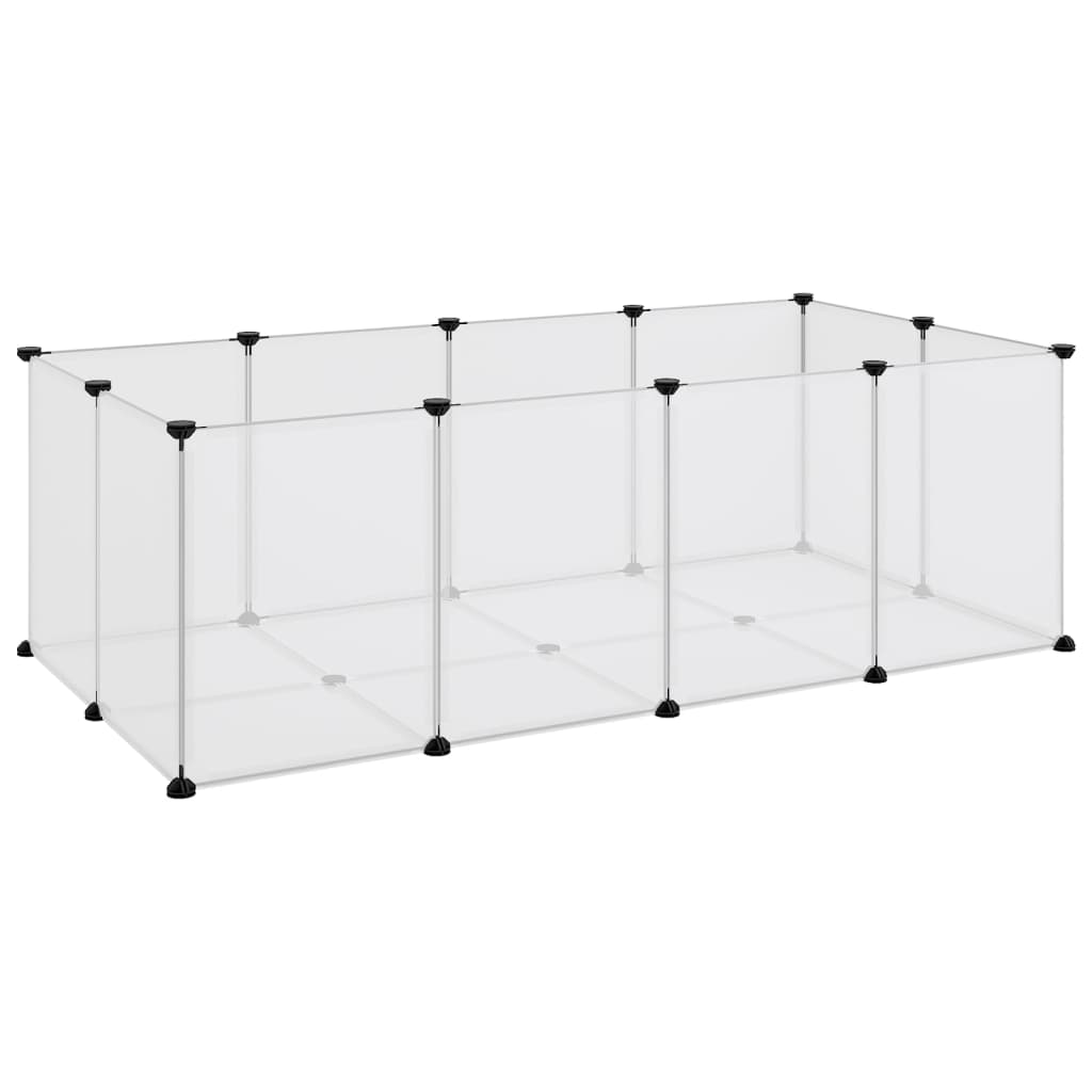 vidaXL Small Animal Cage DIY Small Animal House Rabbit Hutch PP and Steel