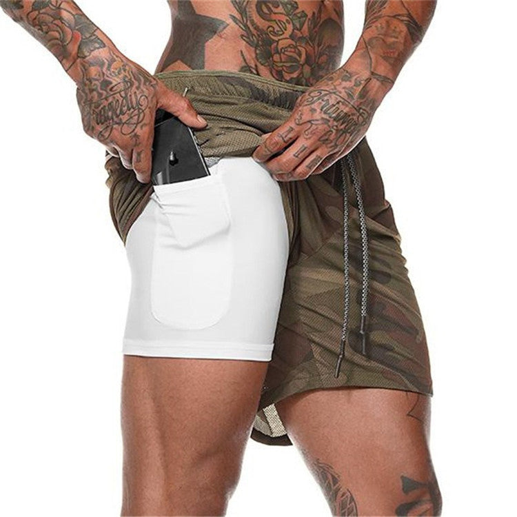 Men's Compression Shorts with Pockets