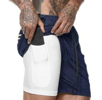 Men's Compression Shorts with Pockets