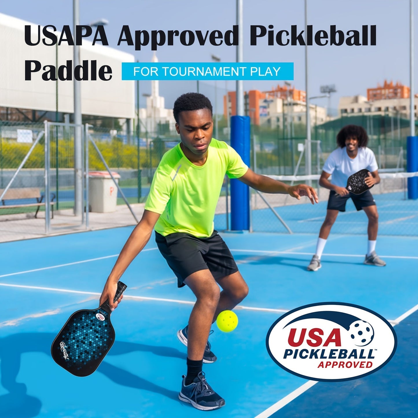 Momentra™ Pickleball Paddle Set 4-Pack Fiberglass Beginners