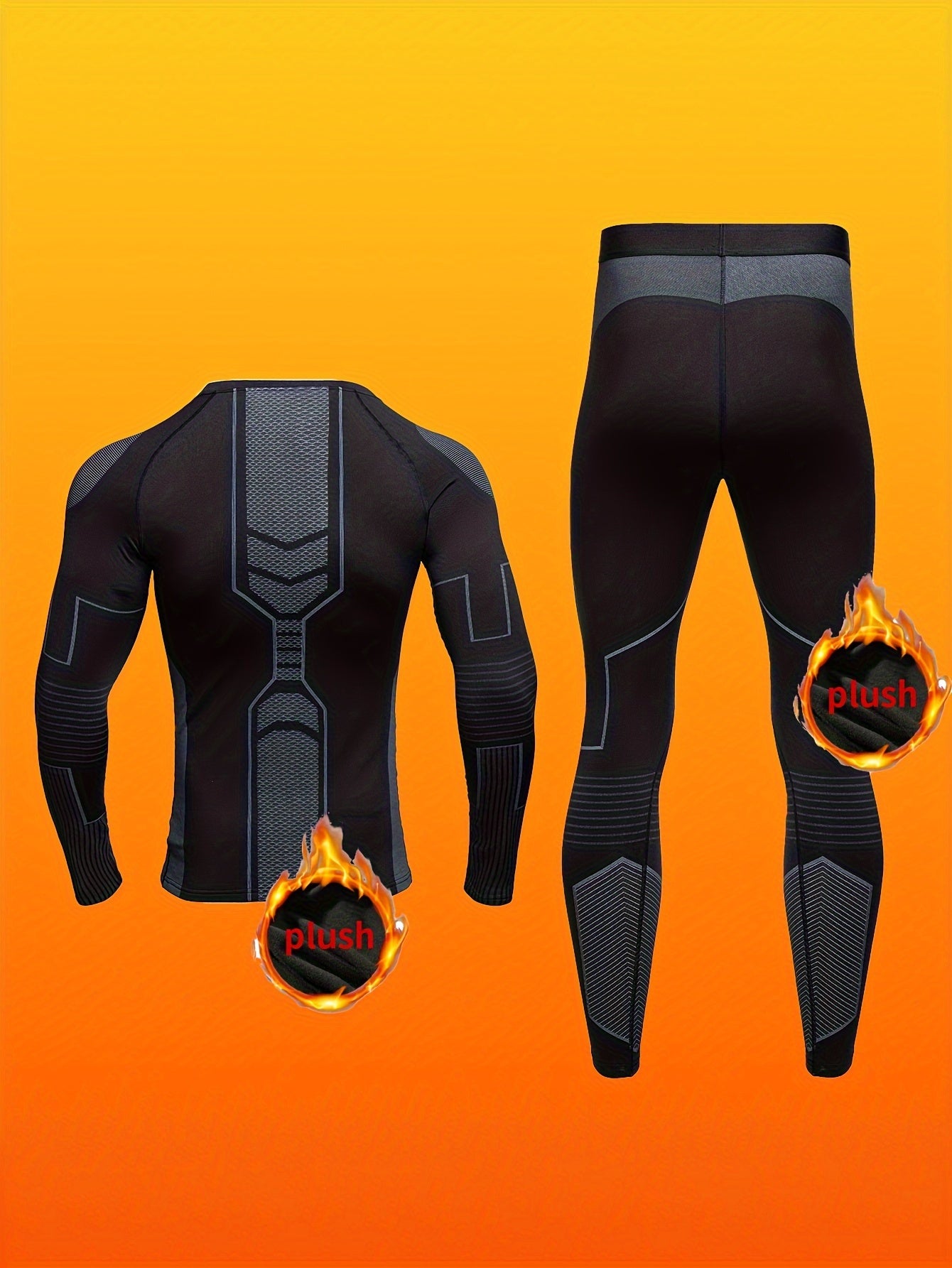 Men's Thermal Full Sleeve Underwear Set-1