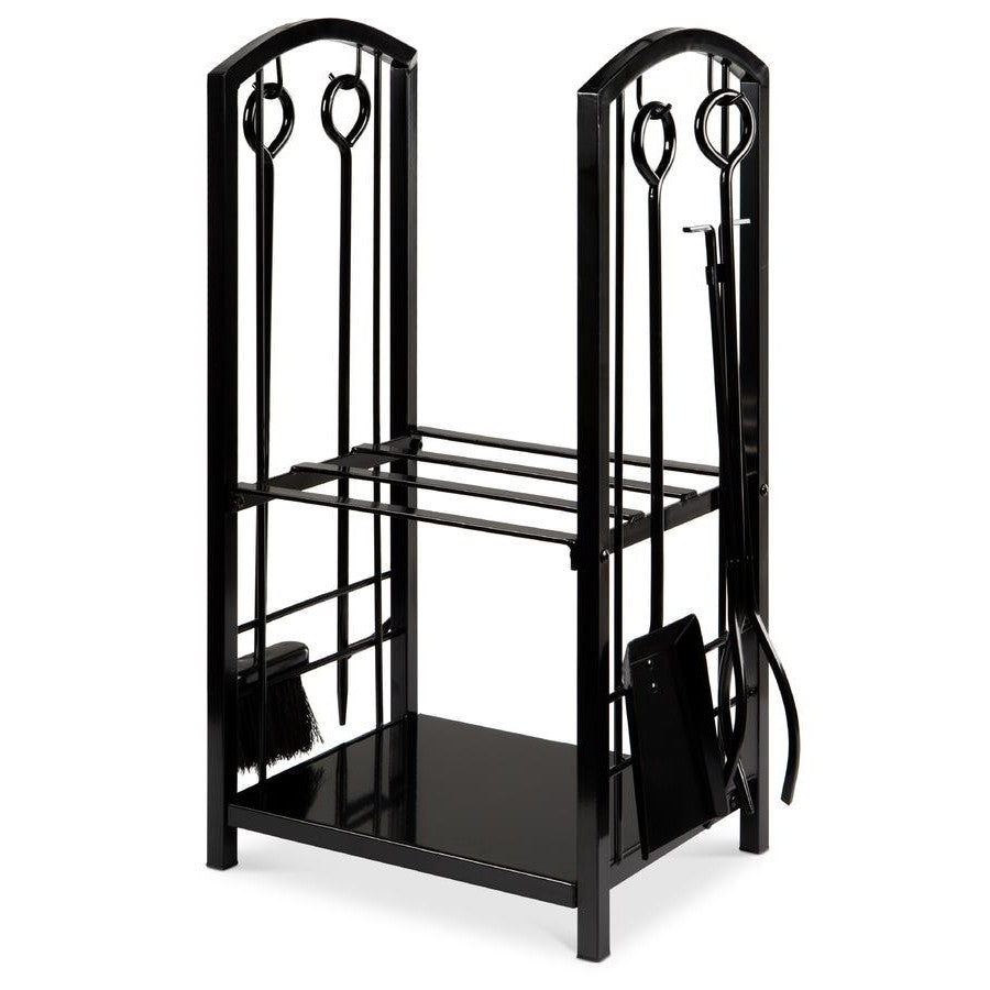 HomeProvisions™ 5 Piece Vintage Firewood Log Rack Holder Tools Set