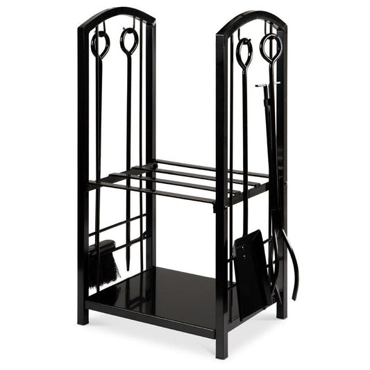 HomeProvisions™ 5 Piece Vintage Firewood Log Rack Holder Tools Set