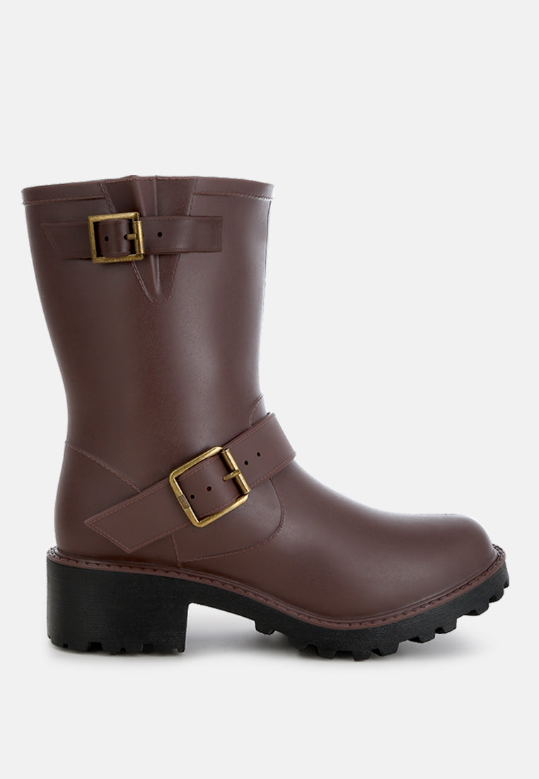 Veloria™ Anong Harness Detail Calf Boots