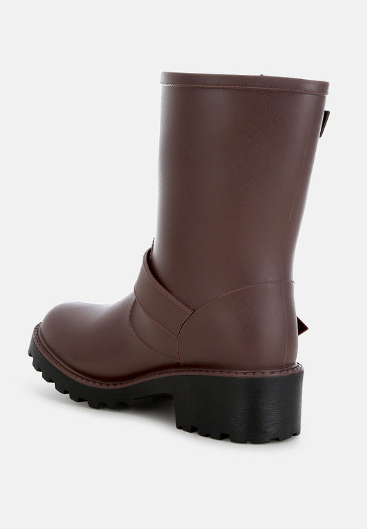 Veloria™ Anong Harness Detail Calf Boots