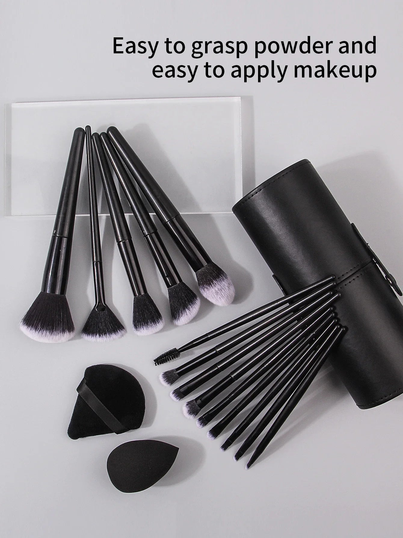 Black Makeup Brush Set Professional Tools