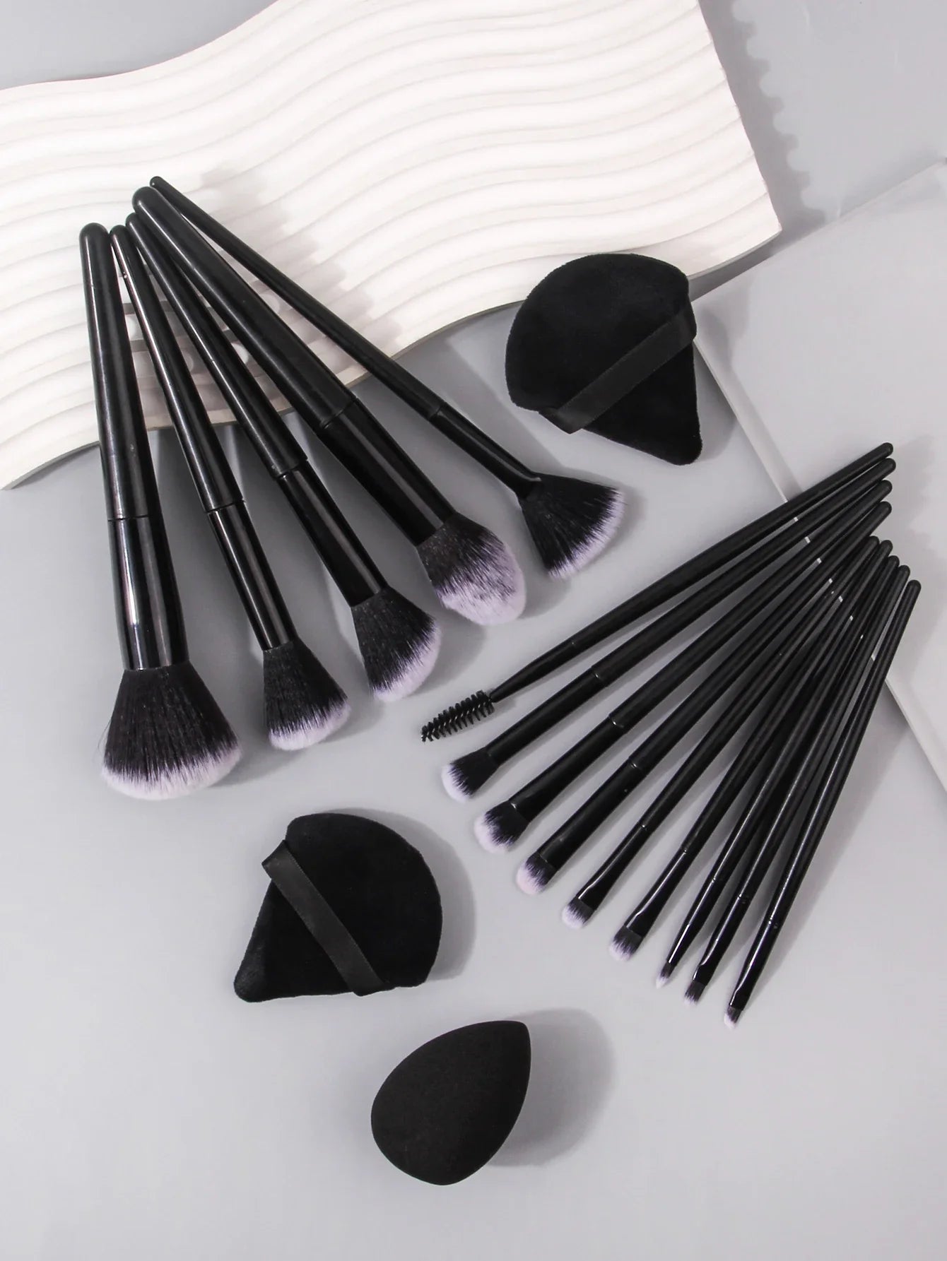 Black Makeup Brush Set Professional Tools