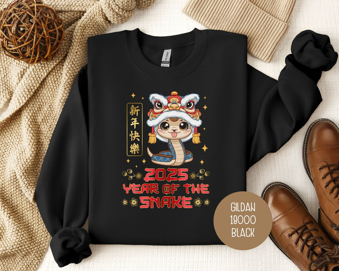 Everyday Festive™ 2025 Year of the Snake Chinese New Year Sweatshirt