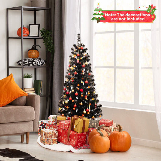 Everyday Festive™ 4.5 Feet Artificial Halloween Tree with 6 Lighting Modes and 5 Music