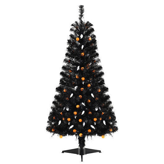 Everyday Festive™ 4.5 Feet Artificial Halloween Tree with 6 Lighting Modes and 5 Music