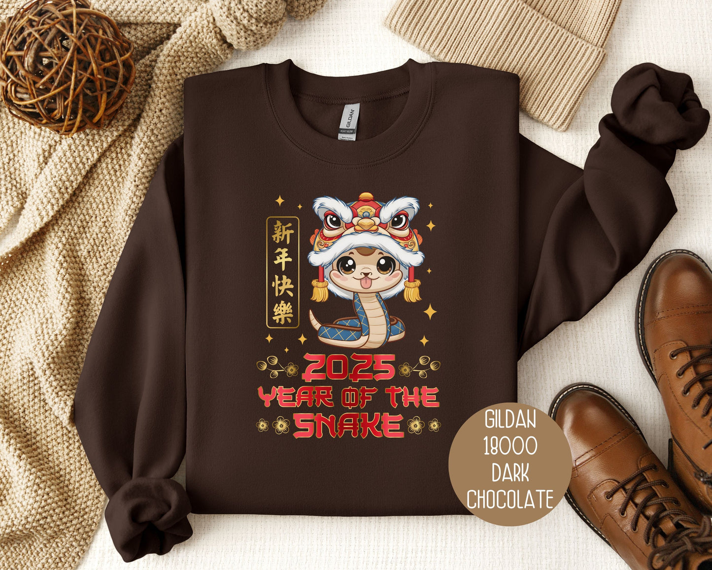 Everyday Festive™ 2025 Year of the Snake Chinese New Year Sweatshirt