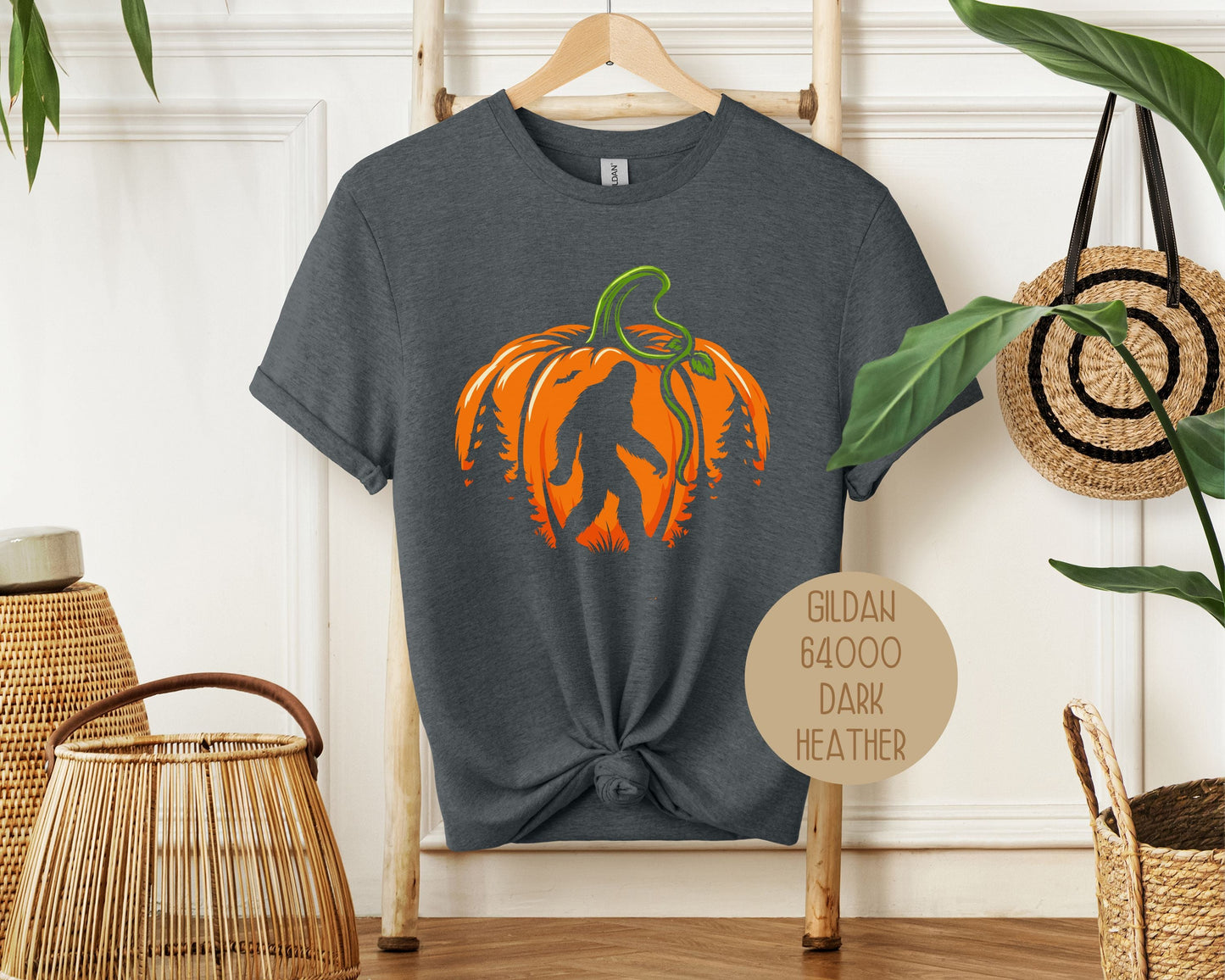 Everyday Festive™ Bigfoot Pumpkin Halloween Shirt
