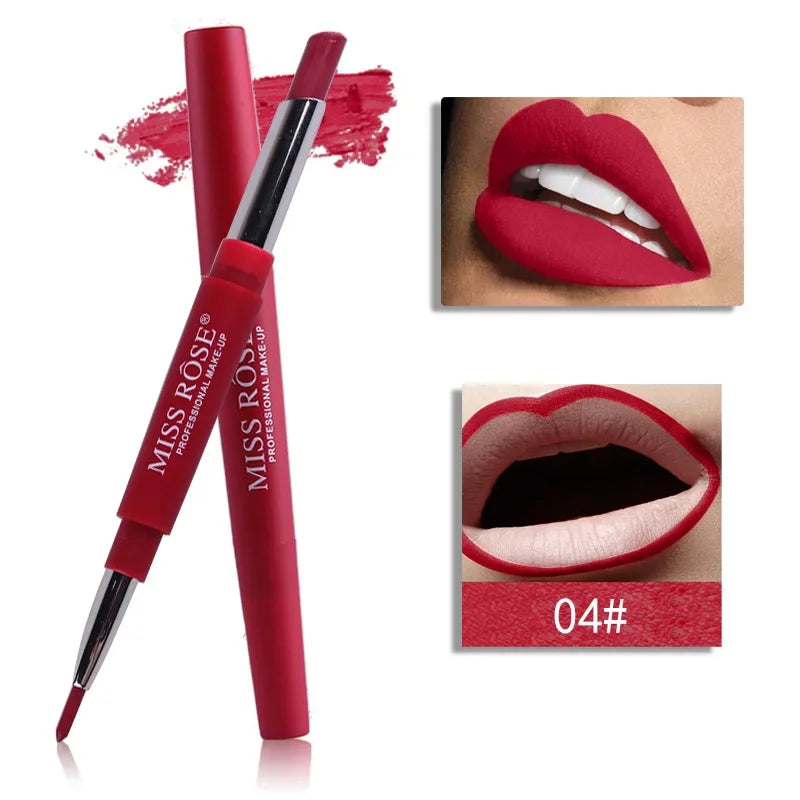Double Opening Lipstick Waterproof Lip Makeup Tools